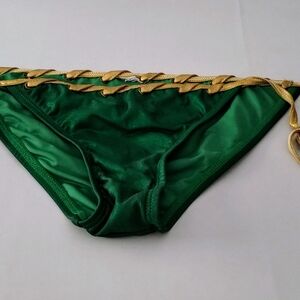 Green and Gold Bikini Bottom